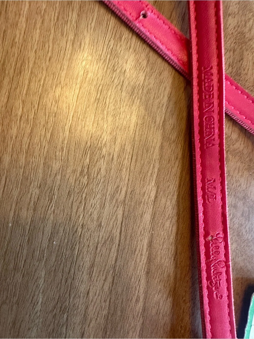 Lilly Pulitzer Sparkle Pink Bow Tie Belt